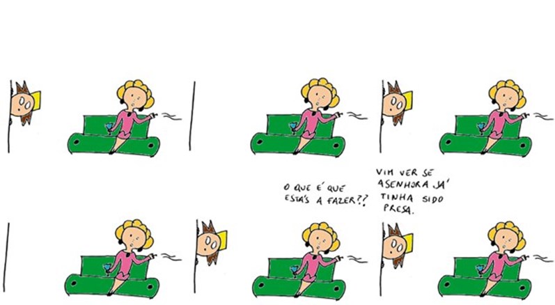 Novo cartoon d'A Criada Malcriada: A São