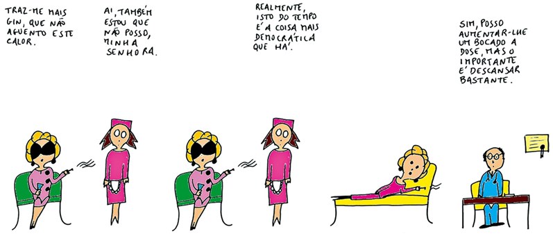Novo cartoon d'A Criada Malcriada: A São