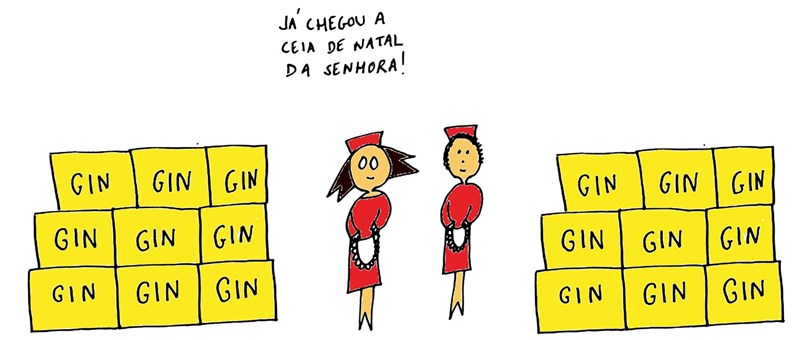 Novo cartoon d'A Criada Malcriada: A São