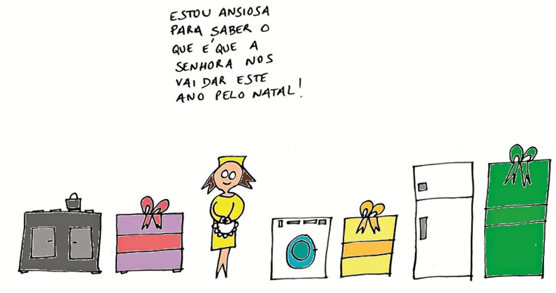 Novo cartoon d'A Criada Malcriada: A São