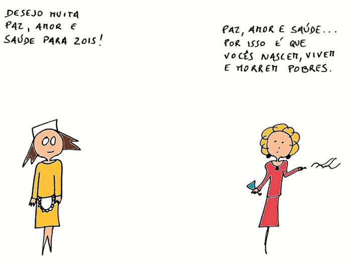Novo cartoon d'A Criada Malcriada: A São