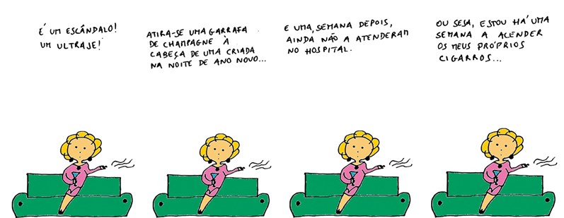 Novo cartoon d'A Criada Malcriada: A São