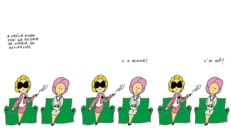 Novo cartoon d'A Criada Malcriada: A São