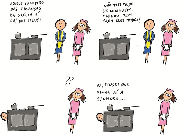 Novo cartoon d'A Criada Malcriada: A São