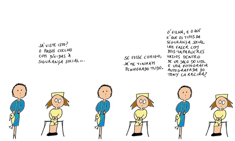 Novo cartoon d'A Criada Malcriada: A São