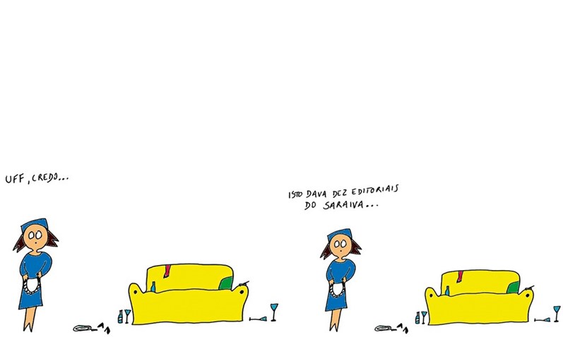 Novo cartoon d'A Criada Malcriada: A São
