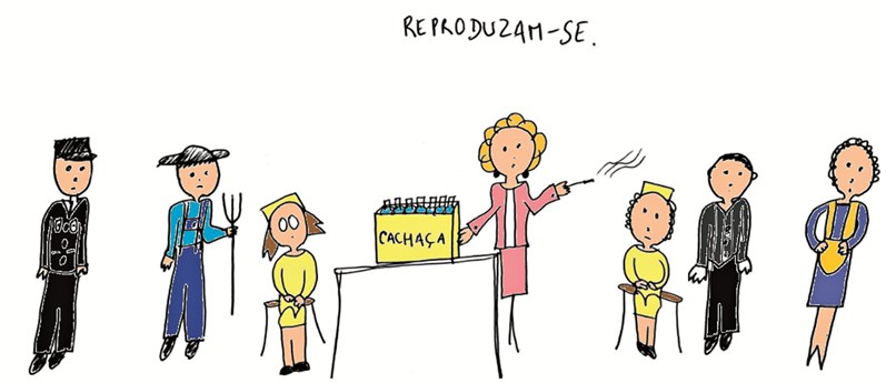 Novo cartoon d'A Criada Malcriada: A São