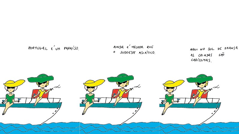 Novo cartoon d'A Criada Malcriada: A São