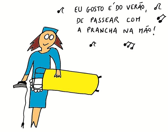 Novo cartoon d'A Criada Malcriada: A São