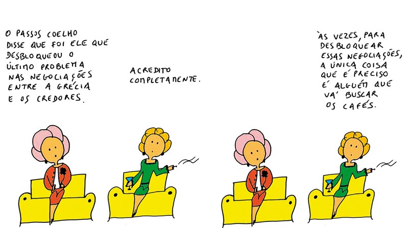 Novo cartoon d'A Criada Malcriada: A São