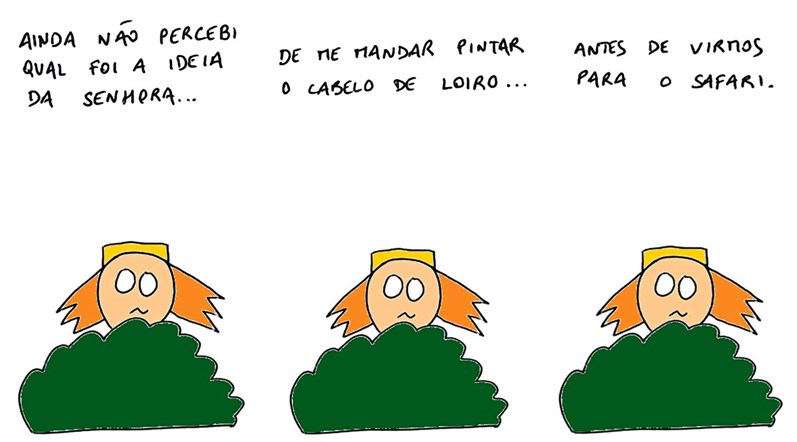 Novo cartoon d'A Criada Malcriada: A São