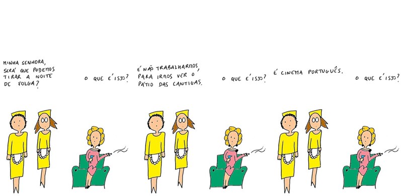 Novo cartoon d'A Criada Malcriada: A São