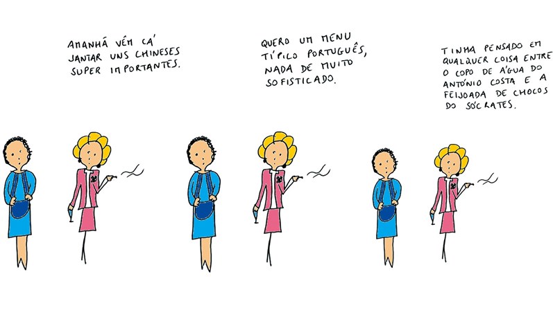 Novo cartoon d'A Criada Malcriada: A São