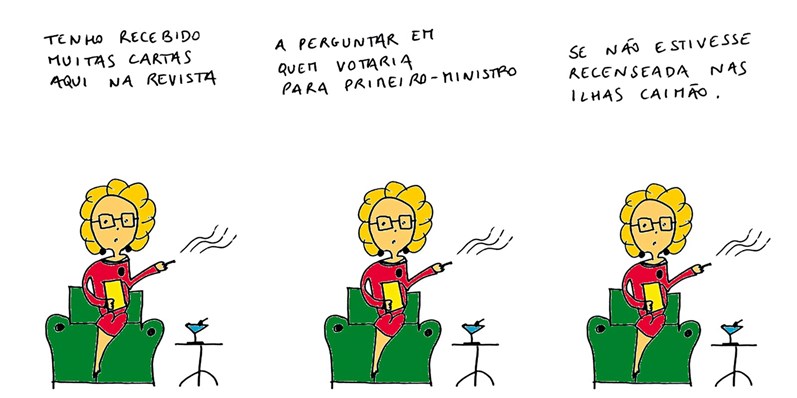 Novo cartoon d'A Criada Malcriada: A São
