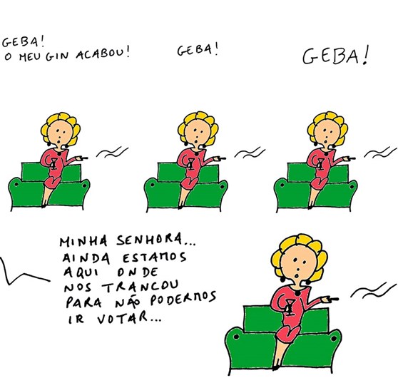 Novo cartoon d'A Criada Malcriada: A São