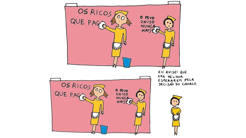 Novo cartoon d'A Criada Malcriada: A São