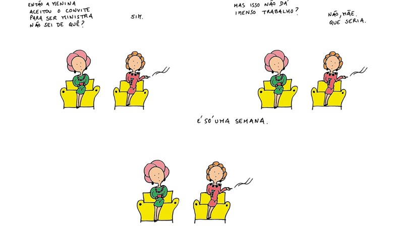 Novo cartoon d'A Criada Malcriada: A São