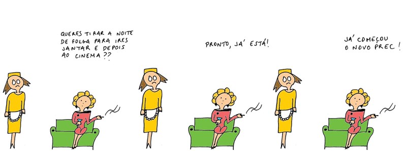 Novo cartoon d'A Criada Malcriada: A São
