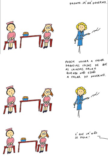 Novo cartoon d'A Criada Malcriada: A São