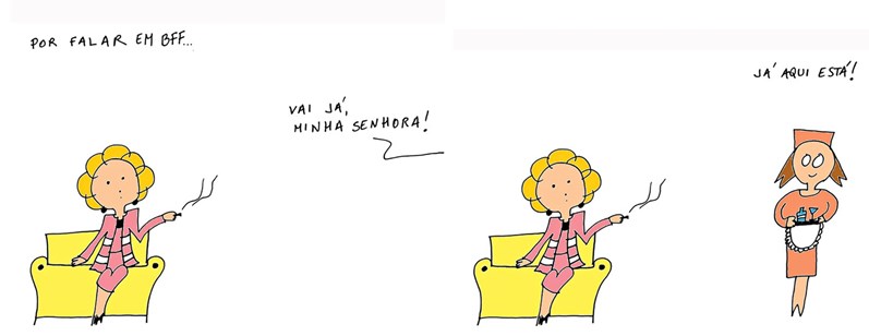 Novo cartoon d'A Criada Malcriada: A São