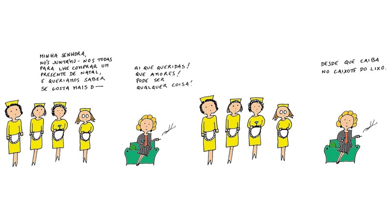 Novo cartoon d'A Criada Malcriada: A São