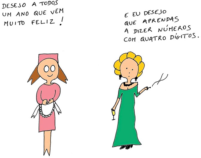 Novo cartoon d'A Criada Malcriada: A São