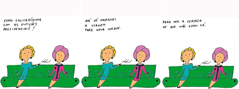 Novo cartoon d'A Criada Malcriada: A São