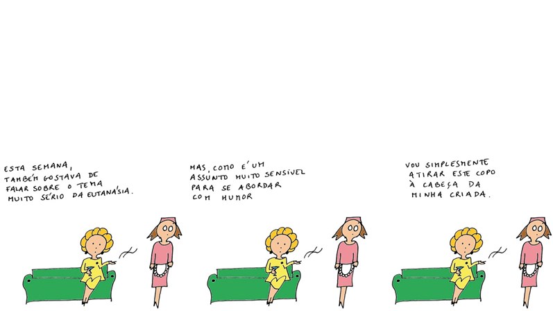 Novo cartoon d'A Criada Malcriada: A São