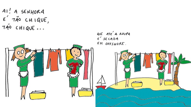 Novo cartoon d'A Criada Malcriada: A São