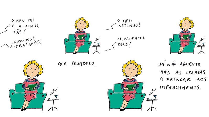 Novo cartoon d'A Criada Malcriada: A São