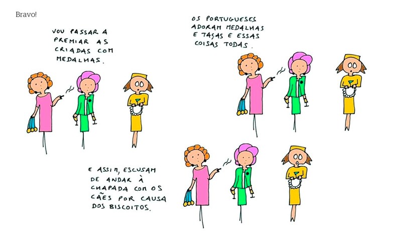 Novo cartoon d'A Criada Malcriada: A São