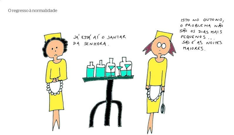Novo cartoon d'A Criada Malcriada: A São