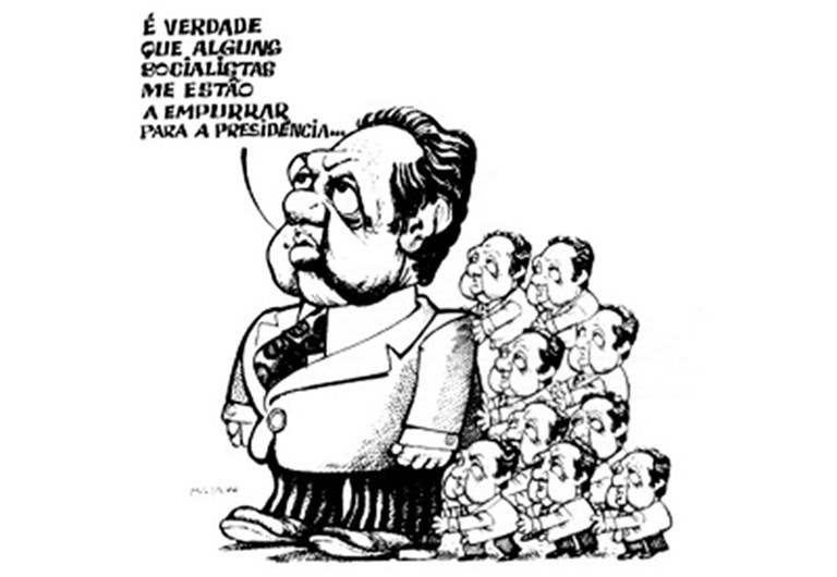Mário Soares em caricaturas