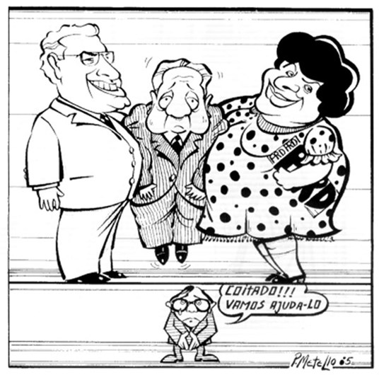 Mário Soares em caricaturas