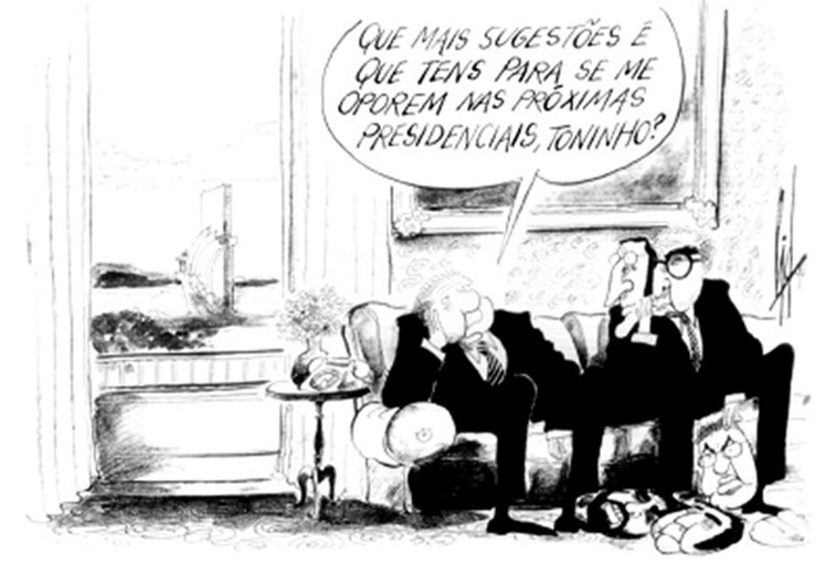 Mário Soares em caricaturas