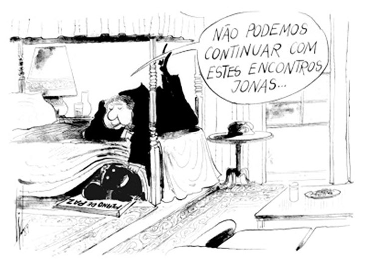 Mário Soares em caricaturas