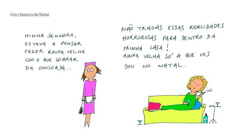 Novo cartoon d'A Criada Malcriada: A São