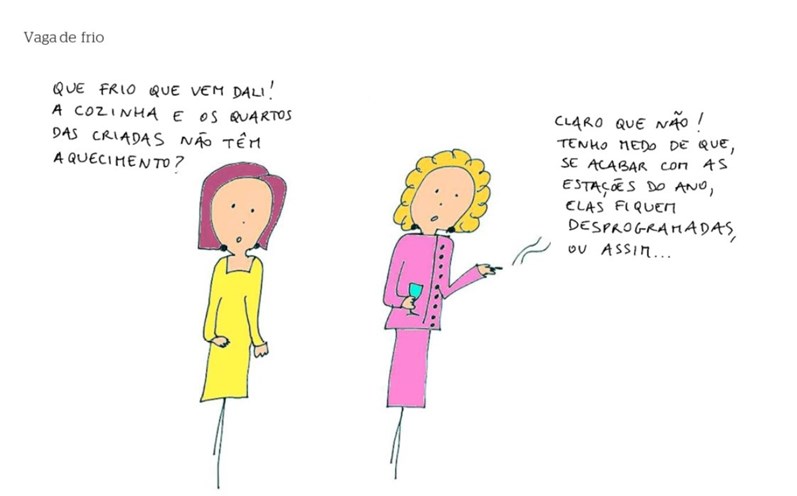 Novo cartoon d'A Criada Malcriada: A São