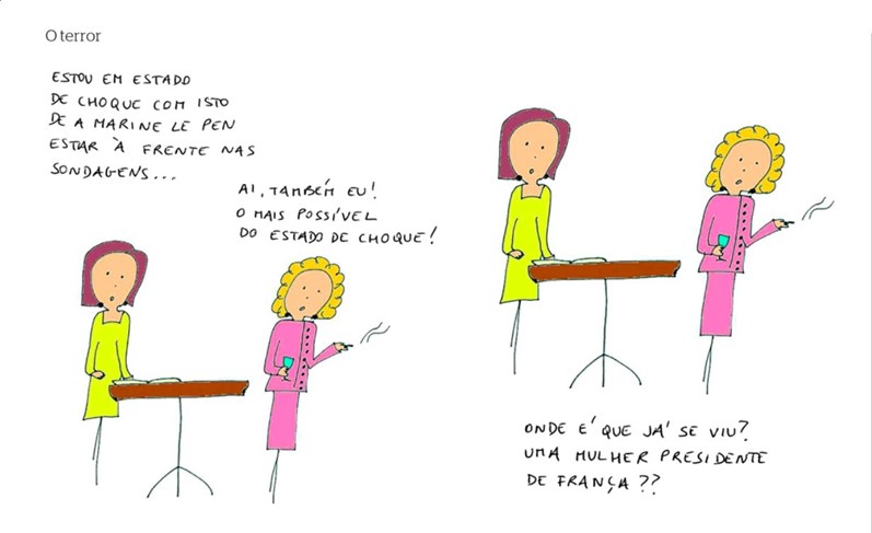 Novo cartoon d'A Criada Malcriada: A São