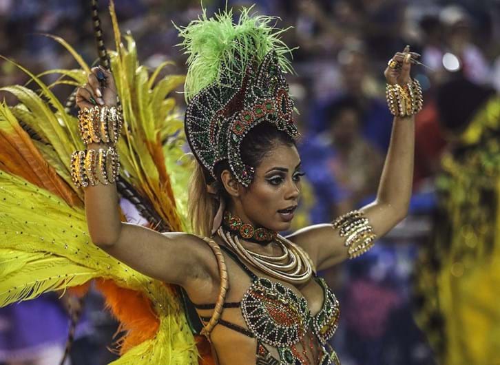As melhores imagens do Carnaval no Rio de Janeiro