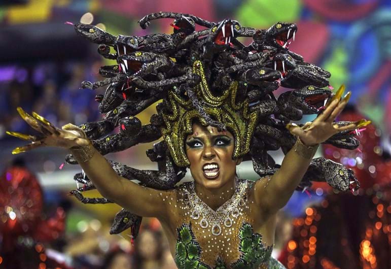 As melhores imagens do Carnaval no Rio de Janeiro