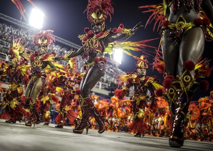 As melhores imagens do Carnaval no Rio de Janeiro