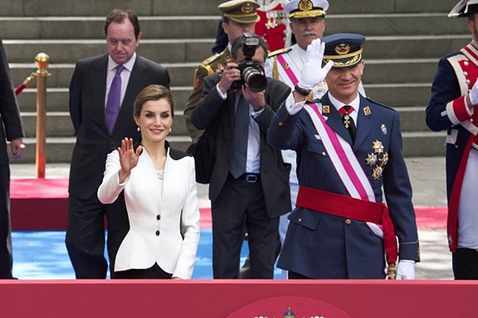 Reis de Espanha no dia das Forças Armadas, 28 de Maio de 2016, Madrid, Espanha