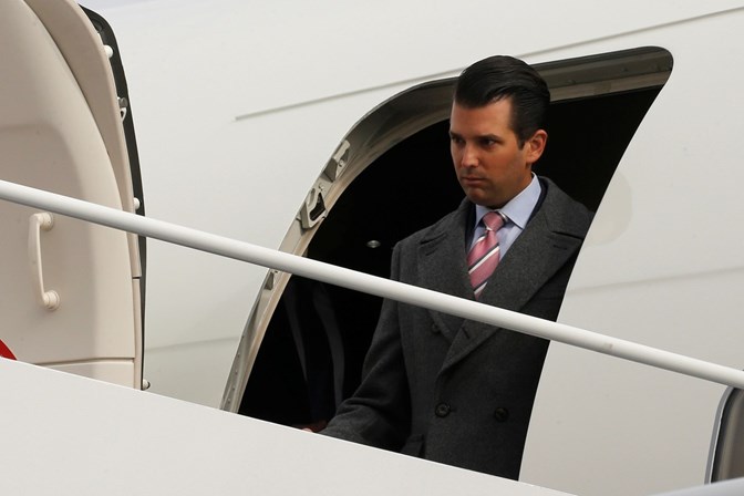 Partilha de Donald Trump Jr. indigna Twitter
