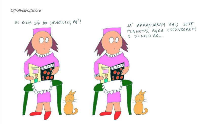 Novo cartoon d'A Criada Malcriada: A São