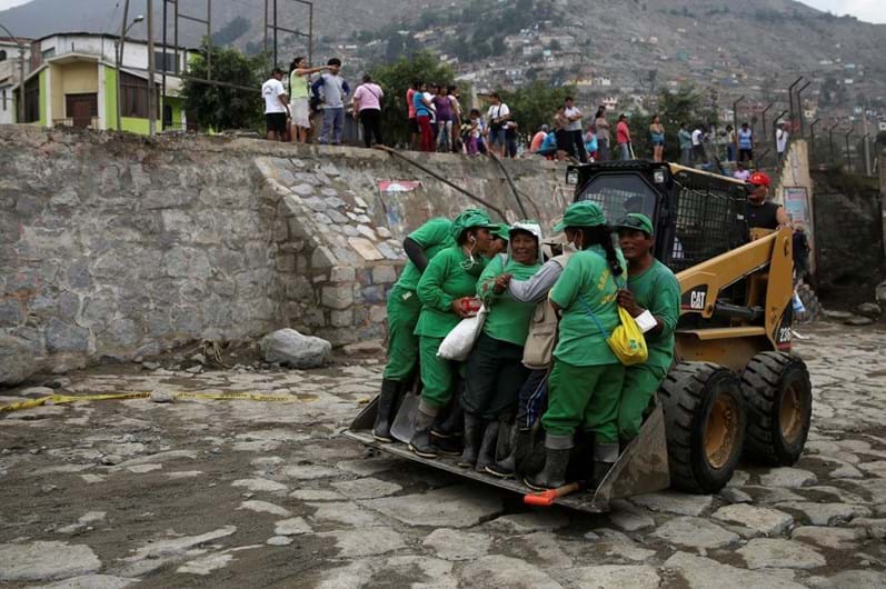 Inundações no Peru fazem 62 mortos e deixam rasto de destruição