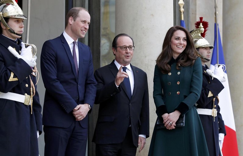 William e Kate visitam Paris