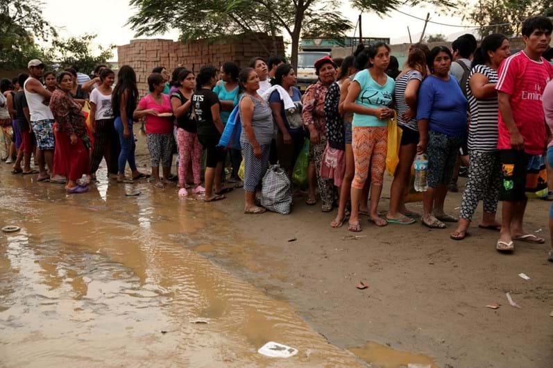 Peru: inundações provocam 75 mortos e 100 mil desalojados