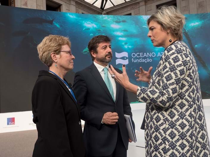 A apresentação da Fundação Oceano Azul