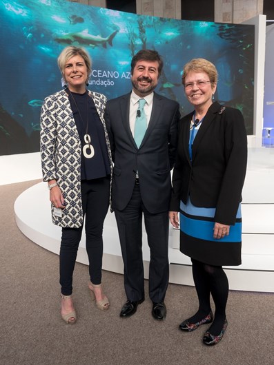 A apresentação da Fundação Oceano Azul